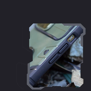 Nillkin CamShield Armor Pro Magnētiskais viedtālruņa apvalks iPhone 14 Plus Magnētiskais MagSafe apvalks ar kameras aizsargu zils