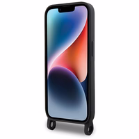 Karl Lagerfeld KLHCP15XSCBSCNK iPhone 15 Pro Max 6.7" cietais apvalks melns/melns Crossbody Silikona Choupette