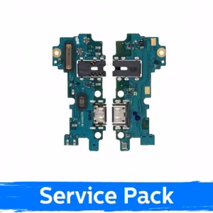 Charging Port Saderīgs ar Samsung A426 A42 Ar Flex / Plata 100% original (Service Pack)
