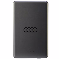 Portatīvais lādētājs Audi Big Logo Magnētiskais indukcijas 15W 5000mAh - pelēka