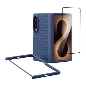Benks Magnetic Armor Grid Pro Grand Combo maciņš Samsung Galaxy Z Fold 8, zils (C.K.FL.SA.BE.C060)
