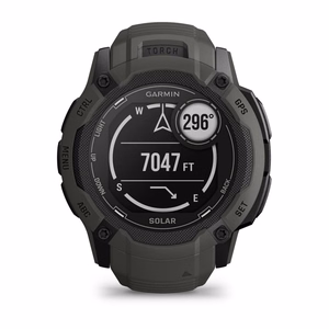 Garmin Instinct 2X Solar digitālais GPS viedpulkstenis, 2,79 cm (1,1"), MIP, 50 mm, 176 × 176 pikseļi, skārienekrāns, grafīta krāsa, satelīta GPS
