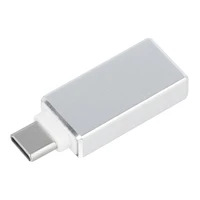 Adapteris OTG USB A 3.0 (sieviešu) uz Type C (vīriešu) balts