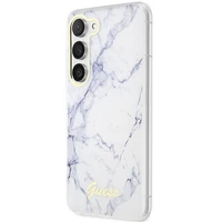 Guess GUHCS23SPCUMAH S23 S911 balts/balts cietais apvalks Marble