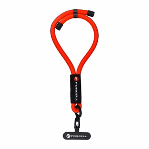 FORCELL F-DESIGN R10X40 rokas telefona siksniņa ar regulējamu garumu (maks. 20cm cilpā) sarkana