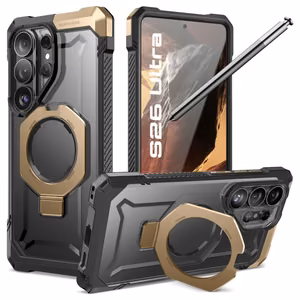 Supcase UB Grip Mag MagSafe futrālis Samsung Galaxy S26 Ultra - Melns un brūns