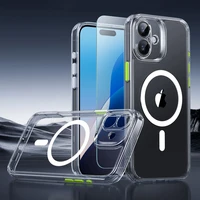 ESR Classic Pro Komplekts Halolock Magnētiskais viedtālruņa apvalks iPhone 16 - Caurspīdīgs