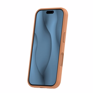 Silicone Thin Mag case for iPhone 16 Pro 6,3" caramel