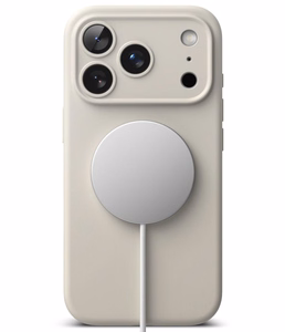 Ringke MagSafe silikona vāciņš modelim iPhone 18 Pro – bēšs
