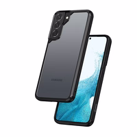 Crong Hybrid Clear Cover - maciņš Samsung Galaxy S22+ (melns)