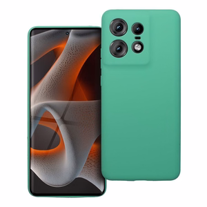 Silikona 2 mm viedtālruņa apvalks MOTOROLA EDGE 50 Pro, piparmētru krāsas