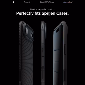 Spigen Glas.TR EZ Fit 2-komplekts privātuma stikls iPhone 17 Air