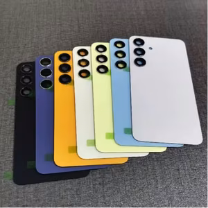 Aizmugures vāks Samsung S921 S24 / Marble Grey / (ar kameras lēcu) OEM