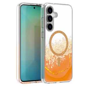 Epoxy Mag maciņš Samsung Galaxy S25 FE oranžs