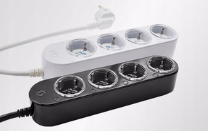 Viedais 12A Shelly Power Strip 4 Gen4 Zigbee/Matter pagarinātājs