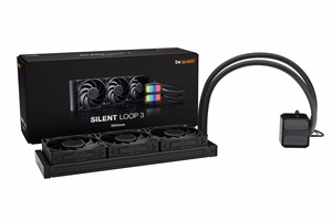 be quiet! Silent Loop 3 360 mm procesora viss vienā šķidruma dzesētājs 12 cm melns 1 gab.