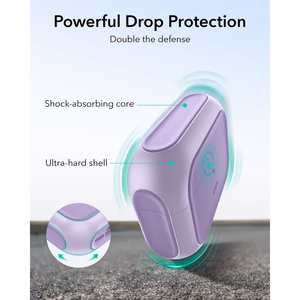 ESR Orbit Halolock MagSafe case for AirPods Pro - purple