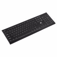 NanoRS Wireless Keyboard and Mouse Combo with Ergonomic Design – RS580 for Smooth and Efficient Use