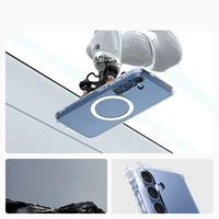 Spigen Ultra Hybrid Mag viedtālruņa apvalks Samsung Galaxy S25 - caurspīdīgs