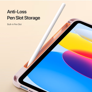 Futrālis Dux Ducis Vers Apple iPad 10.9 2022/iPad 11 2025 rozā krāsā