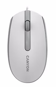 Mouse CANYON M-10 (CNE-CMS10WG) optical, balts pearl