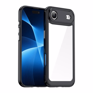 Outer Space viedtālruņa apvalks iPhone 17 Air - melns caurspīdīgs