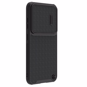 Nillkin Textured S viedtālruņa apvalks Samsung Galaxy S23+ ar kameras vāciņu melns