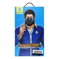 5D Mr. Monkey Aizsargstikls - Apple iPhone 17 Pro melns (Strong Dustproof)