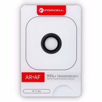 Forcell Premium Kameras lēcas grūdētā stikla aizsargs - domāts iPhone 17 Pro / 17 Pro Max pelēks