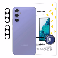Melns Wozinsky pilns kameras stikls Samsung Galaxy A17 / A17 5G, komplekts 2