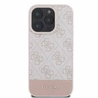 Guess 4G apakšējā josla viedtālruņa apvalks iPhone 16 Pro Max (m) - rozā
