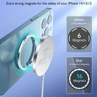 Magnētiskais bezvadu lādētājs Choetech T518 15W (balts)