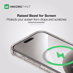 Amazing Thing Titan Pro Mag gredzena turētāja apvalks 10FT IP156.1PTRGY Iphone 15 Pro titāna
