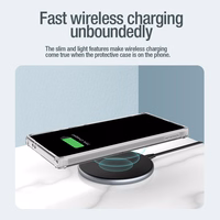 Nillkin Nature Pro bruņots viedtālruņa apvalks ar magnētisko gredzenu Samsung Galaxy S24 Ultra - balts