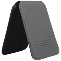 Audi Ādas maks MagSafe magnētiska ar statīvu - melns