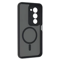 Pilnīgi matēts magnētiskais viedtālruņa apvalks Xiaomi Redmi 15 4G/5G melns