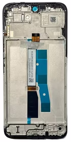 LCD screen Xiaomi Redmi 15 4G (Global)/Poco M7 4G (Global)ar touch screen un frame Melns original (service pack)