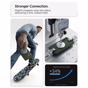 Spigen Nano Pop Mag MagSafe maciņš priekš Samsung Galaxy S26 - zaļš