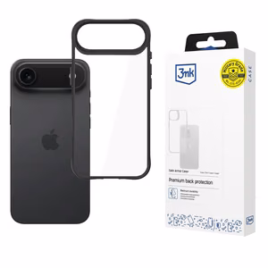 Чехол 3mk Satin Armor Case+ для iPhone 17 Air - прозрачный чёрный
