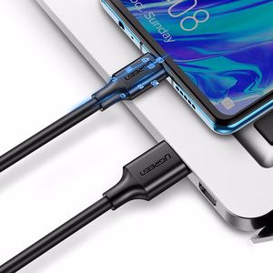 Ugreen US184 20882 USB-A 3.0 / USB-C 3A kabelis 1m - melns