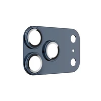 Benks rūdītais stikls Glass Warrior metāla integrēts lēcas aizsargs (C069) Iphone 17 Pro (3 lēcas) zils