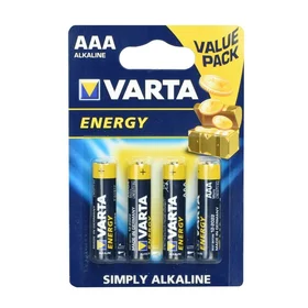 VARTA sārma baterija R3 (AAA) Energy 4 gab.