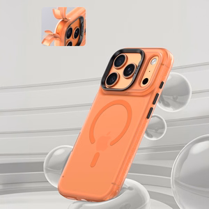 Чехол Benks Magnetic Lucid Armor (C070) для iPhone 17 Pro Max оранжевый (кнопка управления камерой)