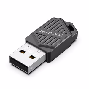 Wozinsky WAX-900 divjoslu USB Wi-Fi 6 adapteris ar Bluetooth 5.4 - melns
