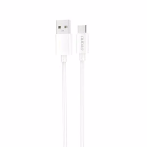 Dudao L4ST USB-A / USB-C kabelis 2A 1m - balts