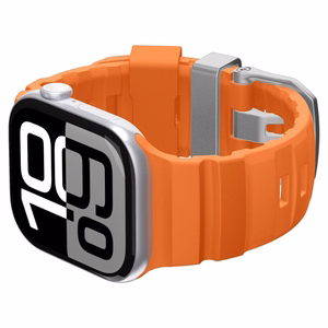 SPIGEN WBS2 siksniņa APPLE WATCH 8 / 9 / 10 / 11 / SE / ULTRA (44 / 45 / 46 / 49 MM) oranžš