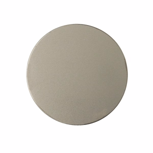 Metāla plāksīte magnētisko turētāju - apaļa 40 mm melna