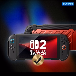 Supcase Unicorn Beetle Pro apvalks Nintendo Switch 2 - sarkans un melns