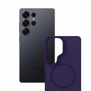 3mk Smoke MagCase priekš Samsung Galaxy S25 Ultra violets-caurspīdīgs