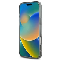 Karl Lagerfeld IML Metal Choupette Head Magnētiskais viedtālruņa apvalks iPhone 16 Pro Max - melns